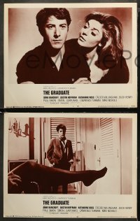3g0163 GRADUATE 8 pre-awards LCs 1968 Dustin Hoffman, Anne Bancroft, Ross, Mike Nichols classic!