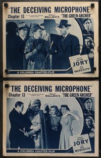 3g0619 GREEN ARCHER 3 chapter 13 LCs 1940 from Edgar Wallace story, Jory, Deceiving Microphone!