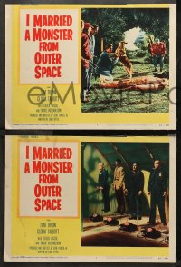 3g0500 I MARRIED A MONSTER FROM OUTER SPACE 5 LCs 1958 Gloria Talbott's husband Tom Tryon is an alien