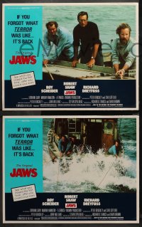 3g0553 JAWS 4 LCs R1979 Roy Scheider, Robert Shaw, Richard Dreyfuss, Spielberg's shark classic!