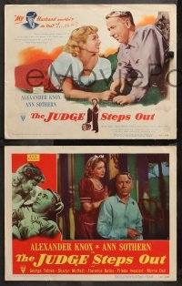 3g0195 JUDGE STEPS OUT 8 LCs 1948 Boris Ingster directed, George Tobias, pretty Ann Sothern!
