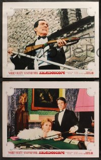 3g0198 KALEIDOSCOPE 8 LCs 1966 Warren Beatty, sexy Susannah York, international gambling!