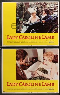 3g0203 LADY CAROLINE LAMB 8 LCs 1973 directed by Robert Bolt, John Mills, Margaret Leighton!