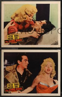 3g0633 LONG HAUL 3 LCs 1957 when Victor Mature breaks down sexy Diana Dors, the thrills are non-stop!