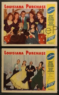 3g0466 LOUISIANA PURCHASE 6 LCs 1941 images of Bob Hope w/sexy redhead Vera Zorina, Irving Berlin!
