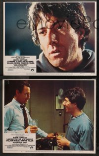 3g0506 MARATHON MAN 5 LCs 1976 great images of Dustin Hoffman, Laurence Olivier, John Schlesinger!