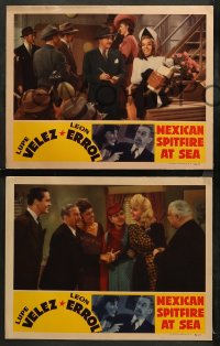 3g0507 MEXICAN SPITFIRE AT SEA 5 LCs 1942 Lupe Velez, Leon Errol, Buddy Rogers, Zasu Pitts!