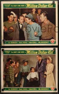 3g0638 MILLION DOLLAR KID 3 LCs 1943 East Side Kids, Leo Gorcey & Huntz Hall, Gabe Dell!