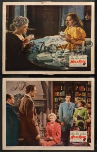 3g0639 MOSS ROSE 3 LCs 1947 Peggy Cummins, Victor Mature, Ethel Barrymore, Vincent Price!