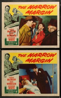 3g0640 NARROW MARGIN 3 LCs 1952 Richard Fleischer classic film noir, images of sexy Marie Windsor!