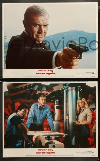 3g0242 NEVER SAY NEVER AGAIN 8 LCs 1983 Sean Connery as James Bond 007, Kim Basinger, Barbara Carrera!