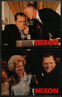 3g0037 NIXON 9 LCs 1995 Anthony Hopkins as Richard Nixon, James Woods, directed by Oliver Stone!