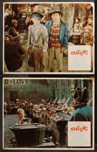 3g0250 OLIVER 8 LCs 1969 Mark Lester in the title role, Jack Wild, Secombe, directed by Carol Reed