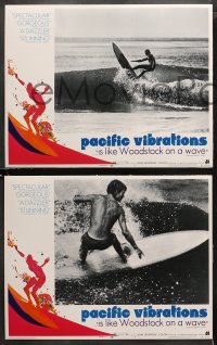3g0260 PACIFIC VIBRATIONS 8 LCs 1971 AIP, really awesome surfing images & border artwork!