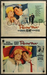 3g0272 PILLOW TALK 8 LCs 1959 bachelor Rock Hudson loves pretty career girl Doris Day, complete set!