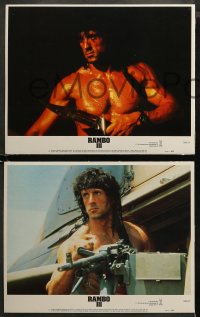 3g0286 RAMBO III 8 LCs 1988 Sylvester Stallone returns as John Rambo, Richard Crenna