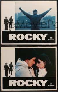 3g0649 ROCKY 3 LCs 1976 great images of Sylvester Stallone, Talia Shire, Avildsen boxing classic!