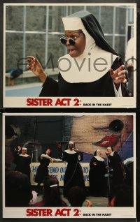 3g0315 SISTER ACT 2 8 LCs 1993 images of Whoopi Goldberg as a nun, back in the habit!