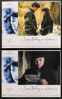 3g0009 SNOW FALLING ON CEDARS 12 LCs 1999 Ethan Hawke, Cromwell, Youki Kudoh, interracial love!