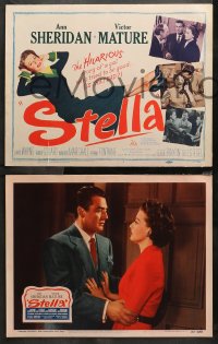 3g0336 STELLA 8 LCs 1950 Ann Sheridan & Victor Mature's wacky family must find their uncle's body!