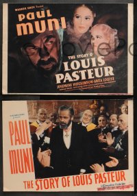 3g0337 STORY OF LOUIS PASTEUR 8 LCs 1936 great art of Paul Muni, Josephine Hutchinson & Anita Louise!