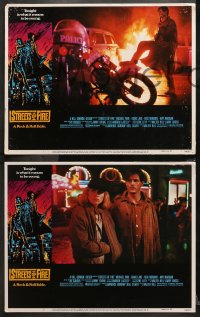 3g0340 STREETS OF FIRE 8 LCs 1984 Michael Pare, Diane Lane, rock 'n' roll, directed by Walter Hill!