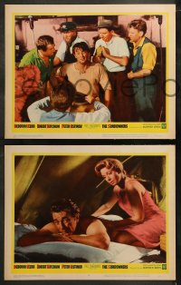 3g0342 SUNDOWNERS 8 LCs 1961 great images of Australians Deborah Kerr, Robert Mitchum, Peter Ustinov!
