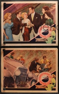 3g0658 SWEETHEART OF SIGMA CHI 3 LCs 1933 college sweethearts Mary Carlisle & Buster Crabbe, rare!