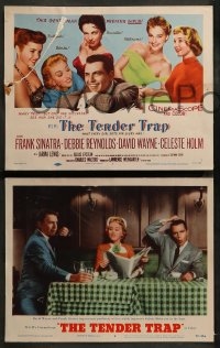 3g0354 TENDER TRAP 8 LCs 1955 gentleman Frank Sinatra prefers girls like Debbie Reynolds & Celeste Holm