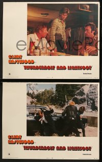 3g0521 THUNDERBOLT & LIGHTFOOT 5 LCs 1974 Clint Eastwood, Jeff Bridges, George Kennedy, Cimino!