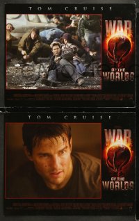 3g0384 WAR OF THE WORLDS 8 LCs 2005 remake directed by Steven Spielberg starring Tom Cruise!
