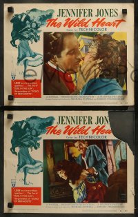 3g0394 WILD HEART 8 LCs 1952 Jennifer Jones' fox has Gone to Earth, Powell & Pressburger!