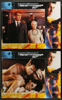 3g0011 WORLD IS NOT ENOUGH 12 LCs 1999 Pierce Brosnan as James Bond, Denise Richards, Sophie Marceau!