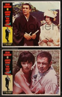 3g0592 YOU ONLY LIVE TWICE 4 LCs 1967 great images of Sean Connery as super-spy James Bond 007!