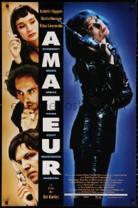3h0253 AMATEUR 1sh 1994 Isabelle Huppert, Martin Donovan, murder, ecstasy, redemption!