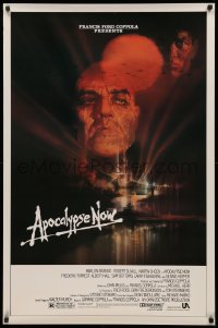 3h0255 APOCALYPSE NOW 1sh R1980s Francis Ford Coppola, classic Bob Peak artwork!