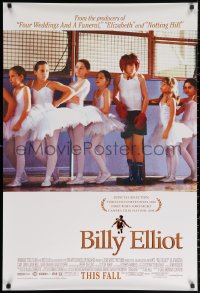 3h0281 BILLY ELLIOT advance DS 1sh 2000 Jamie Bell, Julie Walters, the boy just wants to dance!
