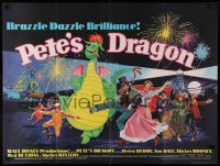 3h0789 PETE'S DRAGON British quad 1978 Walt Disney animation/live action, different montage of Elliott!