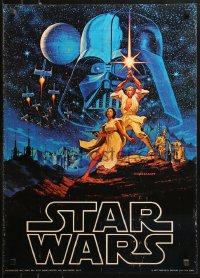 3h0124 STAR WARS 20x28 commercial poster 1977 George Lucas sci-fi epic, Greg & Tim Hildebrandt!