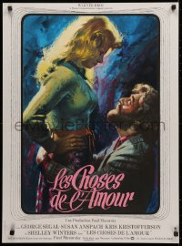 3h1107 BLUME IN LOVE French 23x32 1973 George Segal, Susan Anspach & Kris Kristofferson!