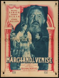 3h1154 MERCHANT OF VENICE French 24x31 1953 Pierre Billon's Le Marchand de Venise, Simon, Debar!
