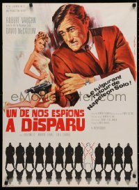 3h1164 ONE OF OUR SPIES IS MISSING French 23x32 1968 Vaughn, McCallum, The Man from UNCLE, Rau art!