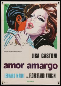 3h0719 BITTER LOVE Italian 1sh 1974 Amore Amaro, art of Lisa Gastoni by Ercole Brini!