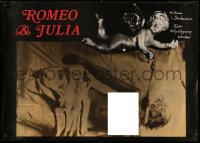 3h0059 ROMEO & JULIET stage play Polish 27x37 1979 William Shakespeare, design by Andrzej Klimowski!