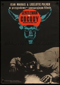 3h0855 MAN FROM COCODY Polish 23x33 1965 Christian-Jaque's Le gentleman de Cocody, Rapnicki art!