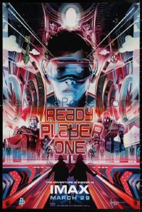 3h0500 READY PLAYER ONE teaser 24x36 1sh 2018 Arocena, Poster Posse IMAX theatrical promotion!