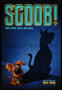 3h0533 SCOOB advance DS 1sh 2020 Hanna-Barbera, image of young Scooby Doo, his epic tail begins!
