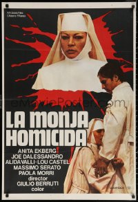 3h0984 KILLER NUN Spanish 1983 Suor Omicidi, sexy Anita Ekberg, nunsploitation horror!