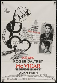 3h0992 MCVICAR Spanish 1981 Roger Daltrey had nothing to lose, crime biography!