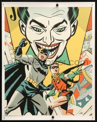 3h0093 BATMAN #91/125 16x20 art print 2018 Cho's Golden Age Vol. 3, The Joker, Robin, poker cards!